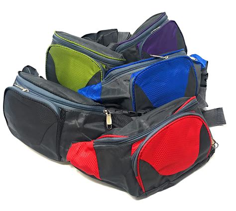 Bulk 5 Piece Travel and Hiking Fanny Pack Assortment : Amazon.in: Bags ...