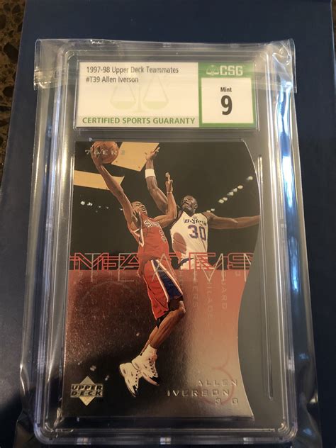1997-98 Upper Deck - Teammates #T39 Allen Iverson for sale online | eBay