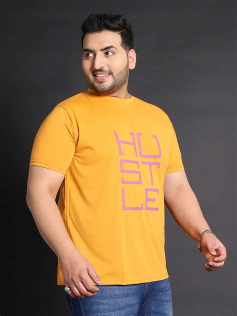 Croft Orange & Pink Pure Cotton Printed Round Neck T-shirt – bigbanana