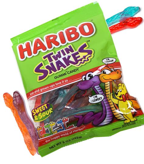 Haribo Twin Snakes Gummi Candy - 5-oz. Bag | bestcandyshop
