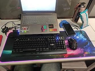 WINPLUS RGB Gaming Mouse Pad, Extra Large Extended Soft Anti-Slip ...