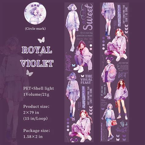Dopamine Girl Series Character PET Tape