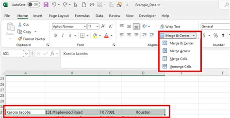 Text Alignment in Excel 的图像结果