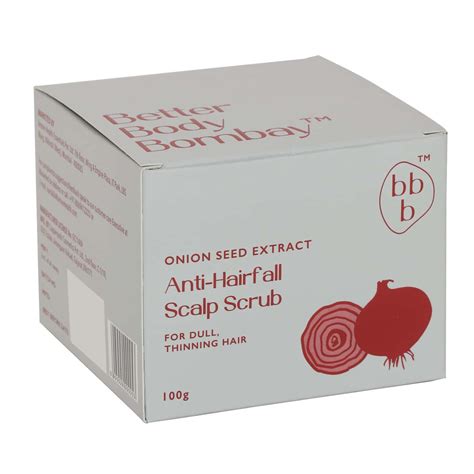 Buy BBB BETTER BODY BOMBAY ONION SEED EXTRACT ANTI-HAIRFALL SCALP SCRUB ...