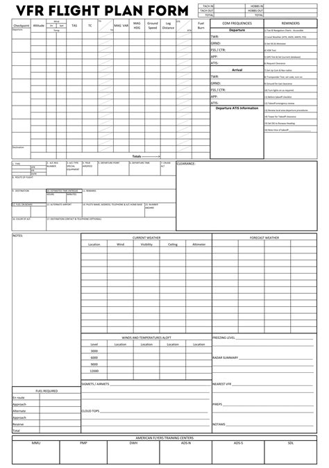 Vfr Nav Log Jeppesen at George Ashcraft blog