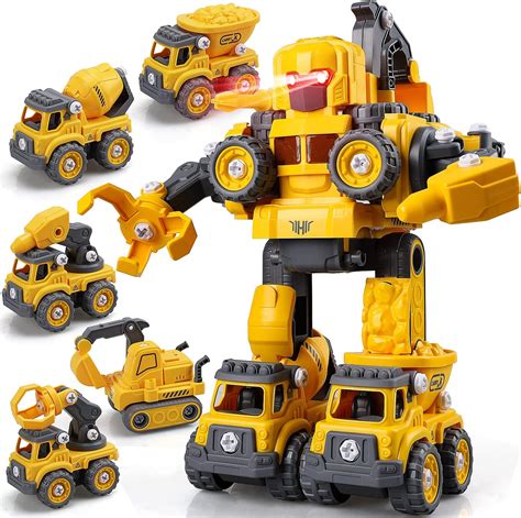 TOY Life 5-in-1 Transform Robot Construction India | Ubuy
