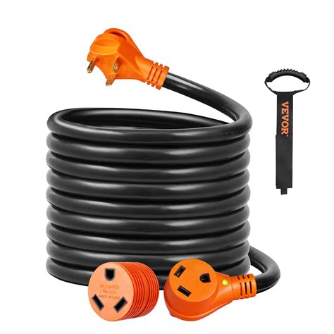 Amazon.com: VEVOR 30 Amp RV Extension Cord, 25 ft, Heavy Duty STW 10/3 ...