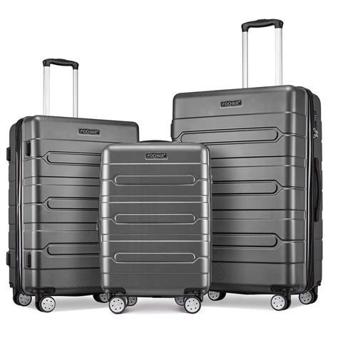 Buy FOCHIER F 3 Piece Expandable Luggage Set with TSA Lock, Hardside ...