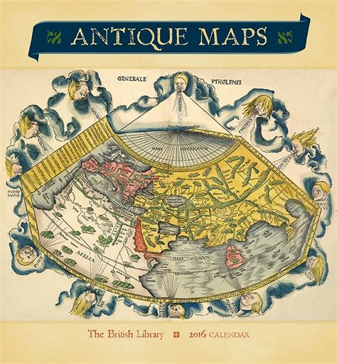 2016 Antique Maps Wall Calendar : The British Library: Amazon.in: Books