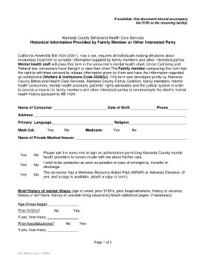 Ab 1424 Form - Fill and Sign Printable Template Online