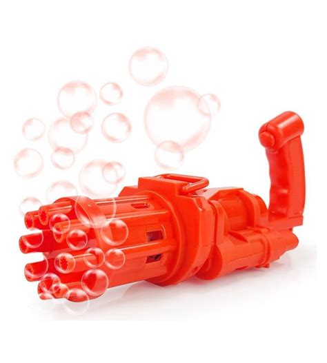 Buy Jivaa Soap Solution Gatling Bubble Gun for Kids - Fun Indoor ...