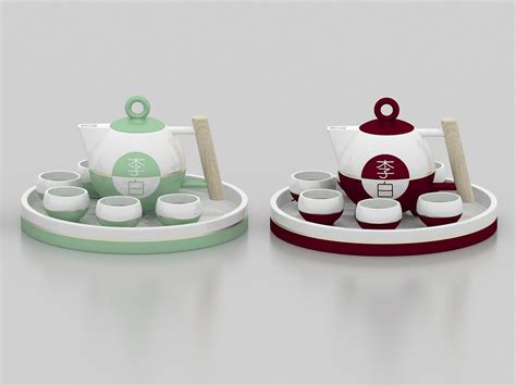 “敕勒歌”主题茶具 陶瓷设计 工业设计 产品设计_糖果熊熊熊-站酷ZCOOL