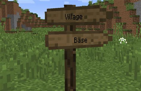 Image result for Minecraft Sign Post