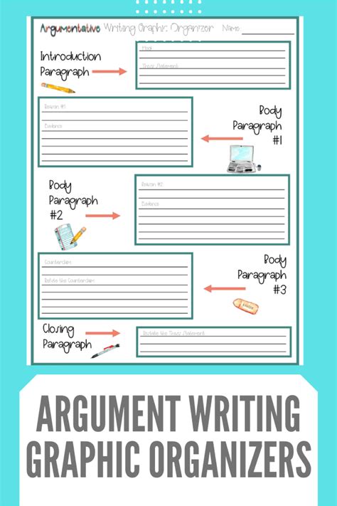 Argumentative Essay Graphic Organizer 6Th Grade
