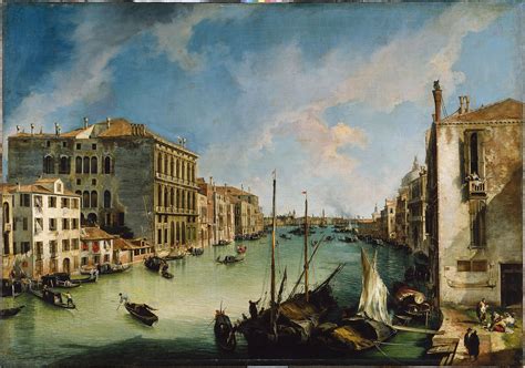 El Gran Canal, desde San Vio, Venecia - Canaletto (Giovanni Antonio Canal) | Museo Thyssen ...