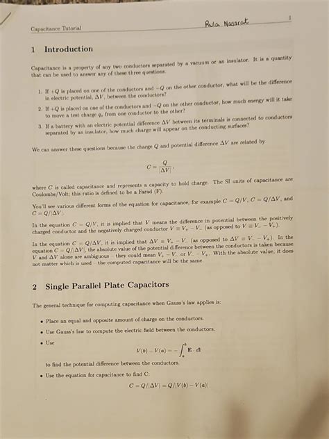 Image result for Capacitance Tutorial