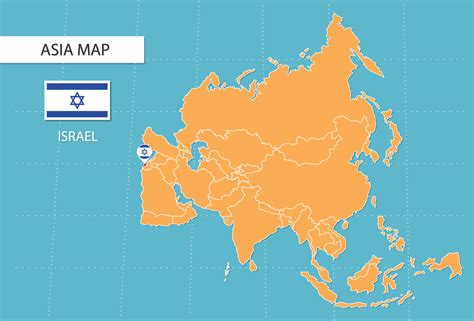 Map Of Asia Jerusalem