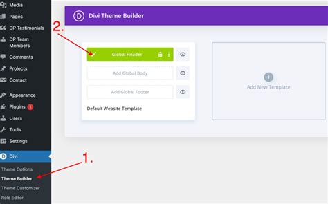 Enable Global Setting Module Divi Builder 的图像结果