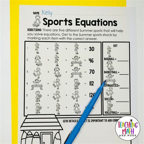 Image result for Summer Middle School Math Worksheet