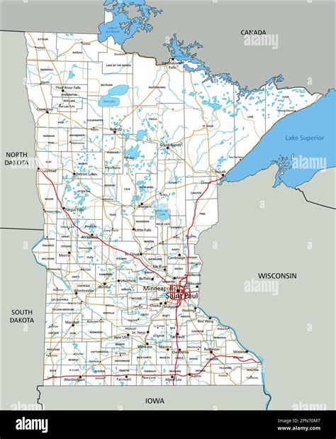 highway map of minnesota