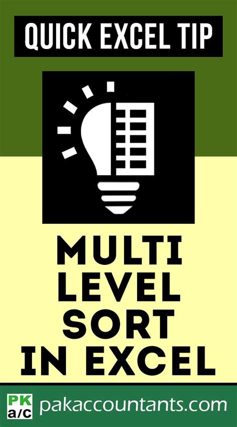 Image result for Sort Level Excel