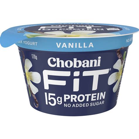 Chobani Fit Vanilla High Protein Greek Yogurt 170g | Woolworths