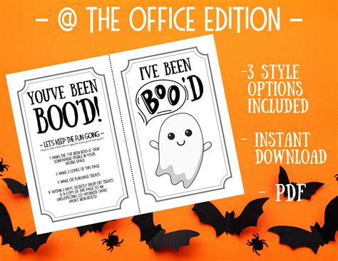 You've Been Booed Office Version Free Printable - Printable