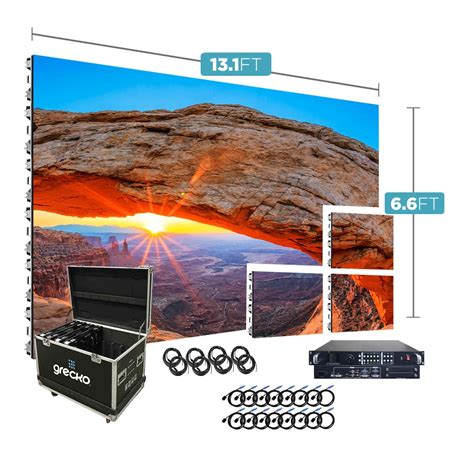 Led Video Wall NovaStar P2.5mm 13.1' x 6.6' Indoor Turn-Key LED System ...