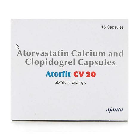 Atorfit CV 20 - Strip of 15 Capsules : Amazon.in: Fashion