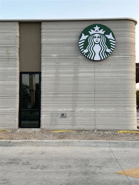 USA's first 3D printed Starbucks coffee shop built in Brownsville, Texas