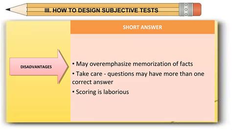 Image result for Objective Vs Subjective Tests