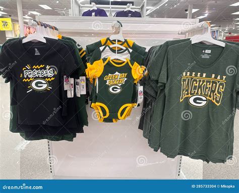 Green Bay Packers NFL Football Team Merchandise on Sale at a Target ...