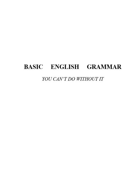 Image result for Basic English Grammar