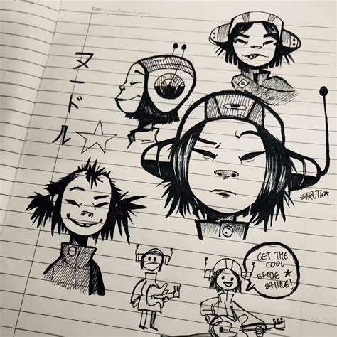 a sweet sensation over the dub 🎶 | Gorillaz art style, Gorillaz fan art ...