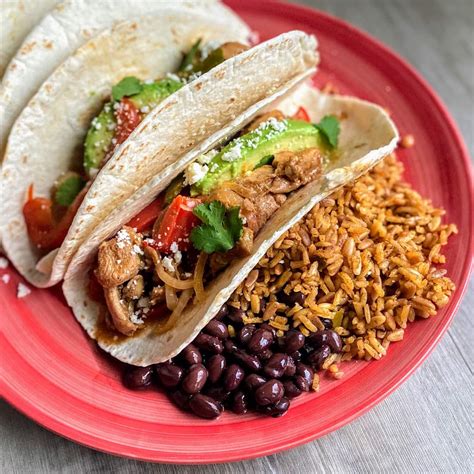 Tacos With Rice And Beans