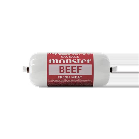Monster Dog Sausage Beef | Monster Pet Food