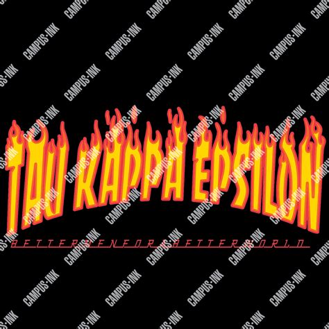 Tau Kappa Epsilon Fire Design - The Tau Kappa Epsilon Store