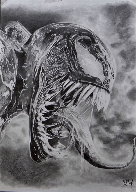 Venom Pencil Sketch: A Guide for Artists