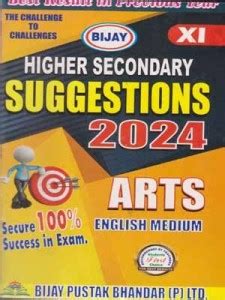Higher Secondary Suggestions 2024 Arts English Medium Class-11: Buy ...