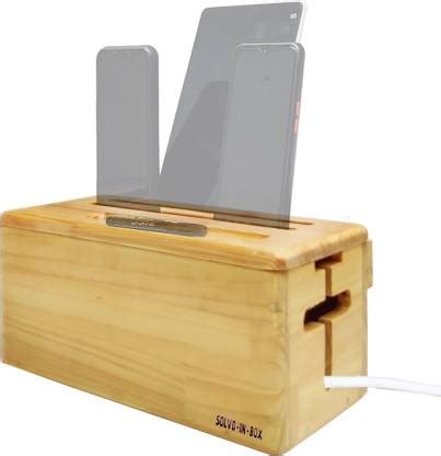 Flipkart.com | Solvd-in-box 3 Compartments Pinewood Cable Management ...
