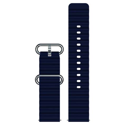 Buy Online Fastrack Smart Blue Silicone Bubble Strap 22 mm ...