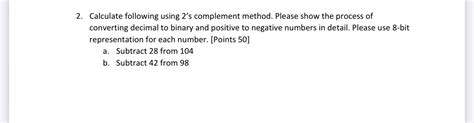 Image result for Two's Complement Method