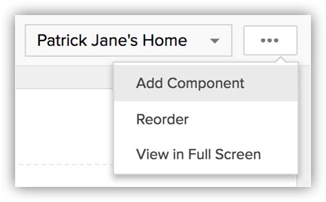 Customizing Home Tab