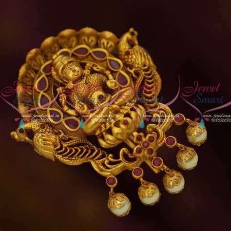 H12194 Nagas Temple Matte Antique Jewellery Jada Uchi Billa Matching ...