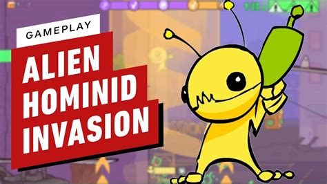 Alien Hominid Invasion Gameplay 的图像结果