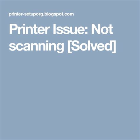 Image result for HP Printer Not Scanning