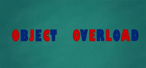 Overload Object Fails 的图像结果