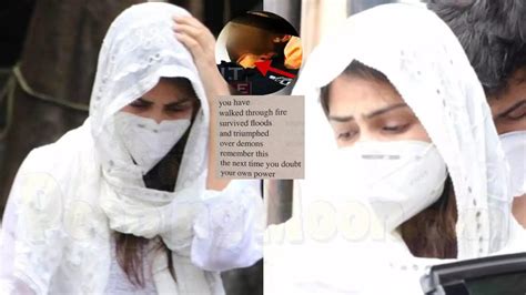 Sushant Singh Rajput ‘murder' claim: Rhea Chakraborty shares a cryptic ...