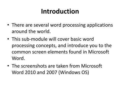 Introduction to Word Processing 的图像结果