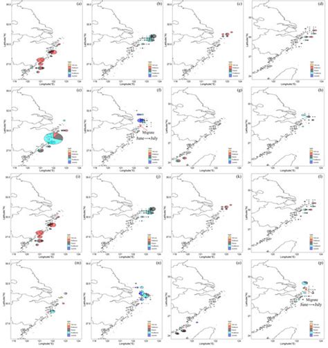 Larval Spatiotemporal Distribution of Six Fish Species: Implications ...
